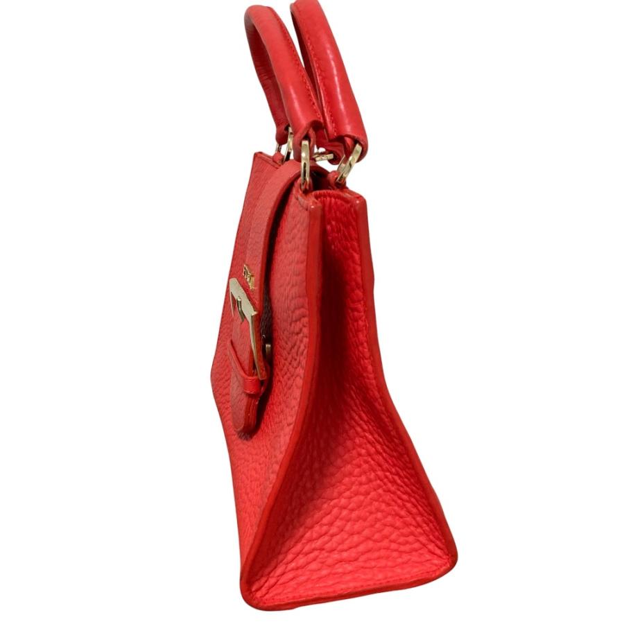 FURLA（フルラ） 美品 FLO レザー 2WAY ハンドバッグ ショルダー