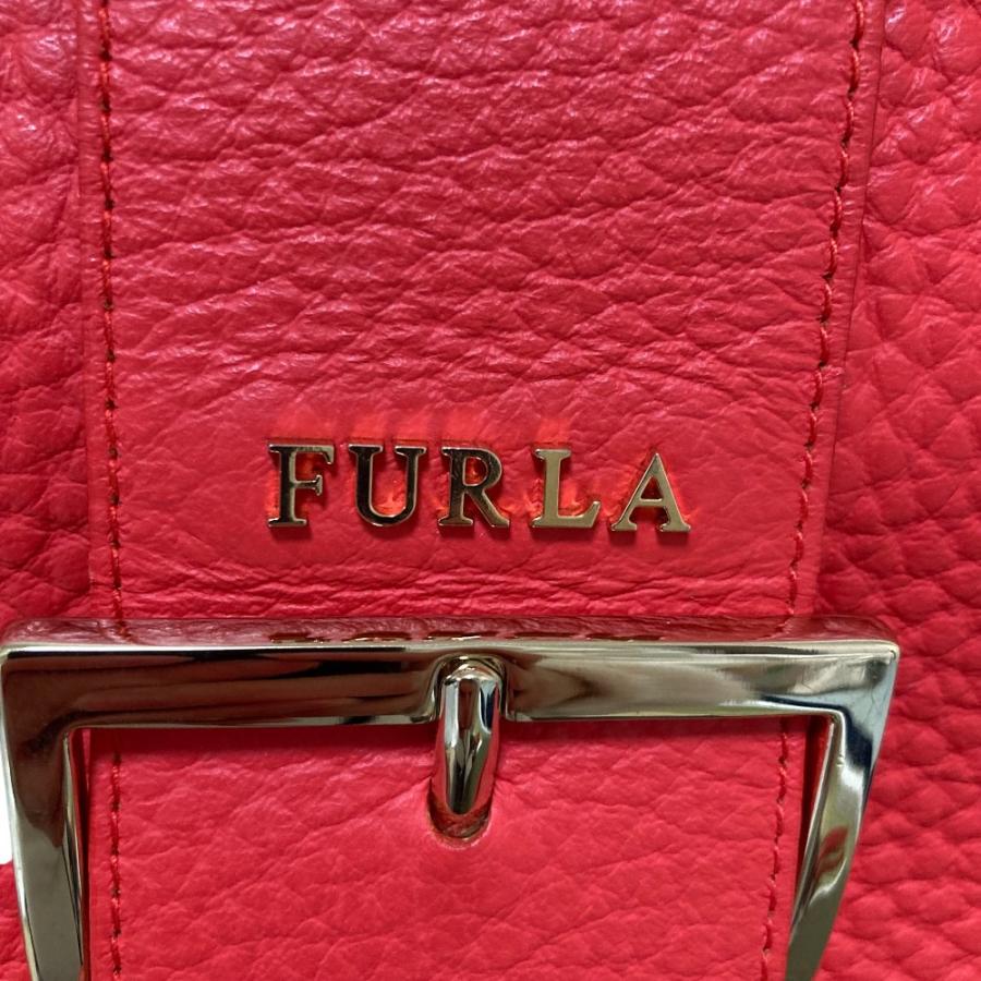 FURLA（フルラ） 美品 FLO レザー 2WAY ハンドバッグ ショルダーバッグ