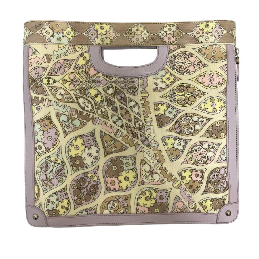 EMILIO PUCCI（エミリオプッチ） 良品 2WAY スクエア ハンドバッグ