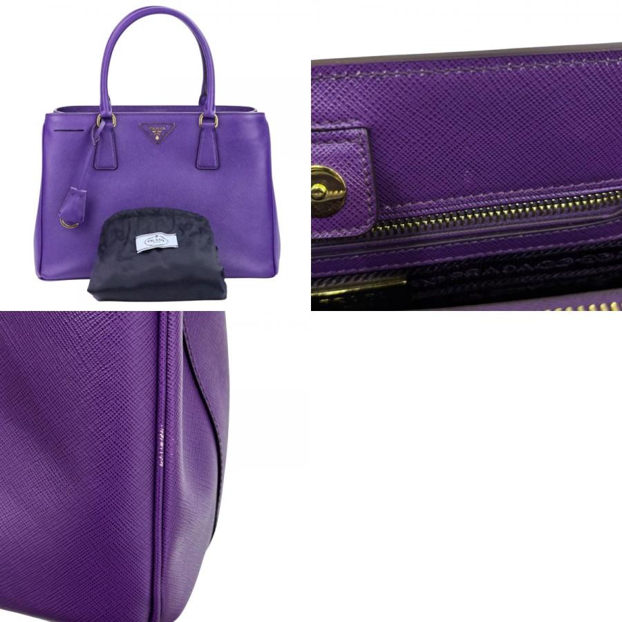 PRADA（プラダ） 美品 ガレリア サフィアーノレザー 2WAY ハンドバッグ 
