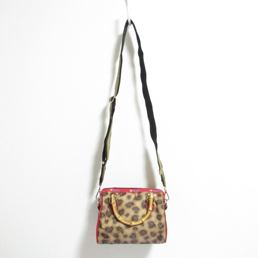 LeSportsac（レスポートサック） 美品 スモークハート レオパード 2WAY