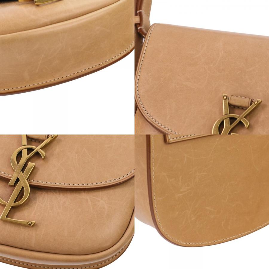 良品 Saint Laurent Paris サンローランパリ カイア スモール ショルダーバッグ ベージュ レディース 古着 中古