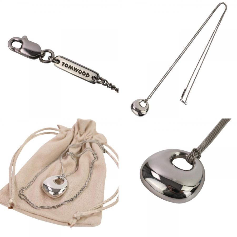 美品 Tom Wood トムウッド Bao Pendant バオペンダント ネックレス SV925 シルバー レディース 古着 中古_8
