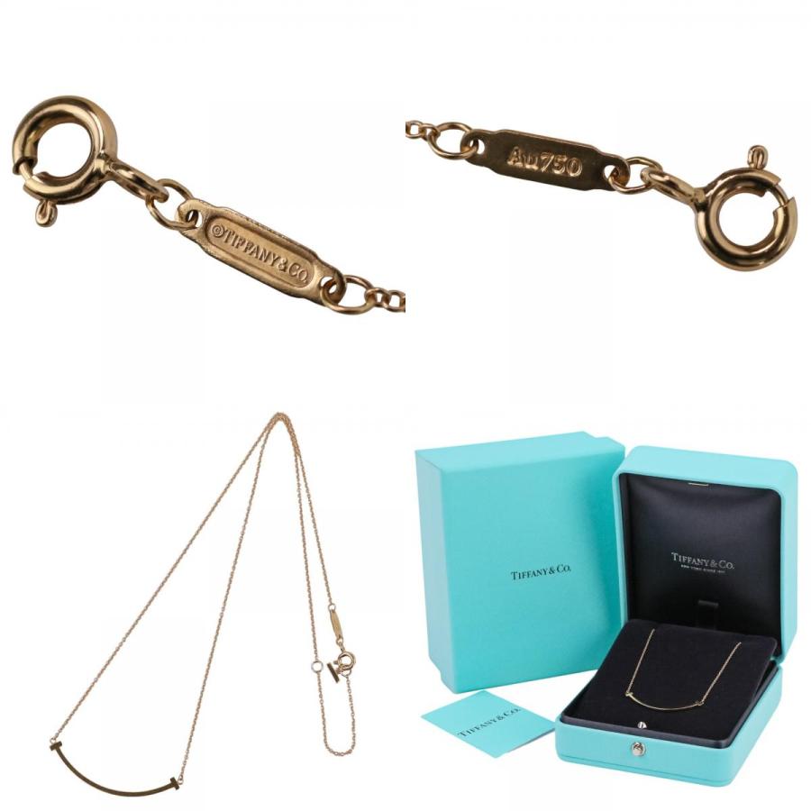 TIFFANY&Co.（ティファニー） 美品 Tiffany & Co. Au750 K18 Tスマイル 