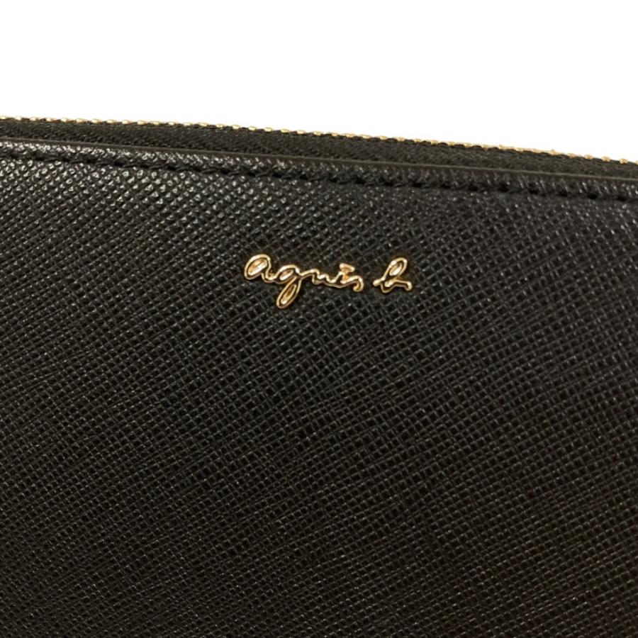 アニエス・ベー　長財布　美品 agnes b アニエスベー ラウンドファスナー長財布 ベージュ｜Yahoo