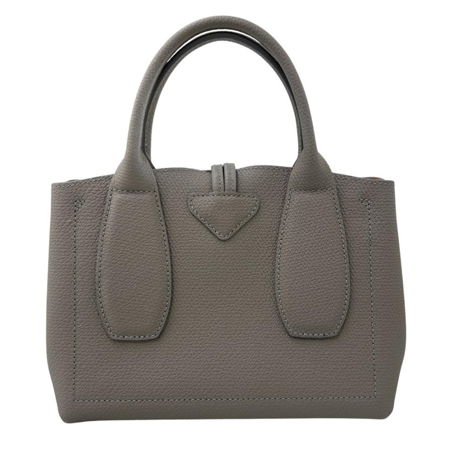 LONGCHAMP（ロンシャン） 美品 ロゾ M レザー 2WAY ハンドバッグ