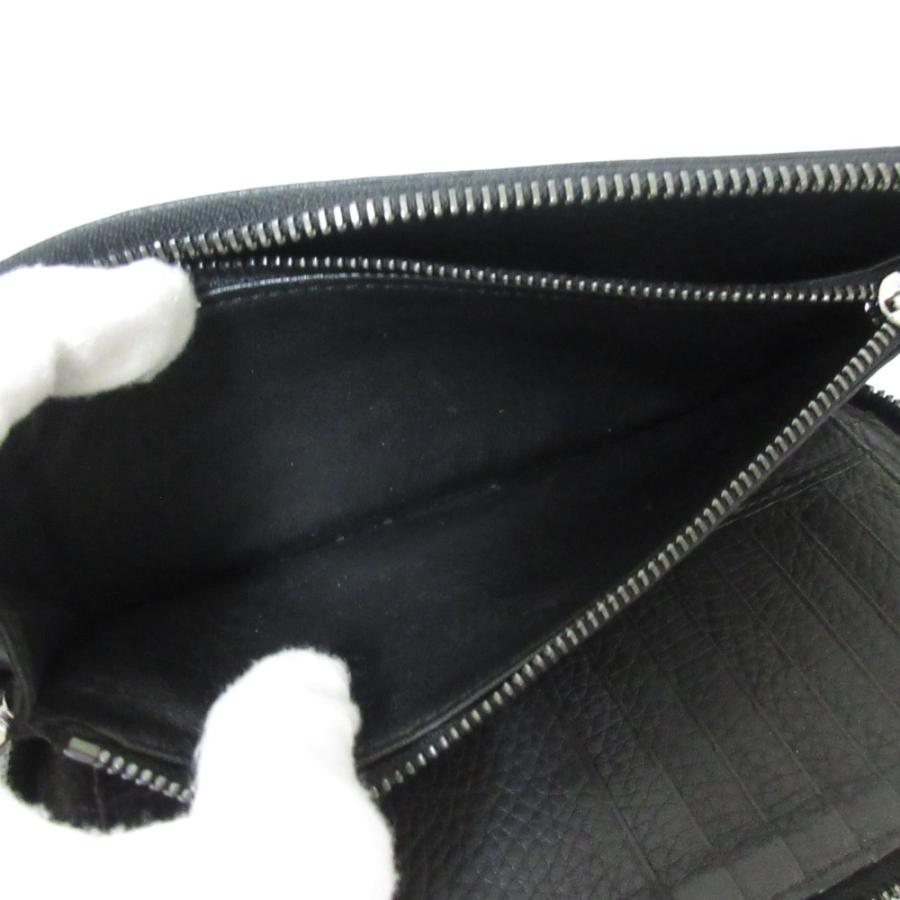 良品 TOD'S トッズ オーガナイザー レザー ラウンドファスナー 長財布 ロングウォレット ブラック メンズ レディース 古着 中古 USED 良品 TOD'S トッズ オーガナイザー レザー ラウンドファスナー 長財布