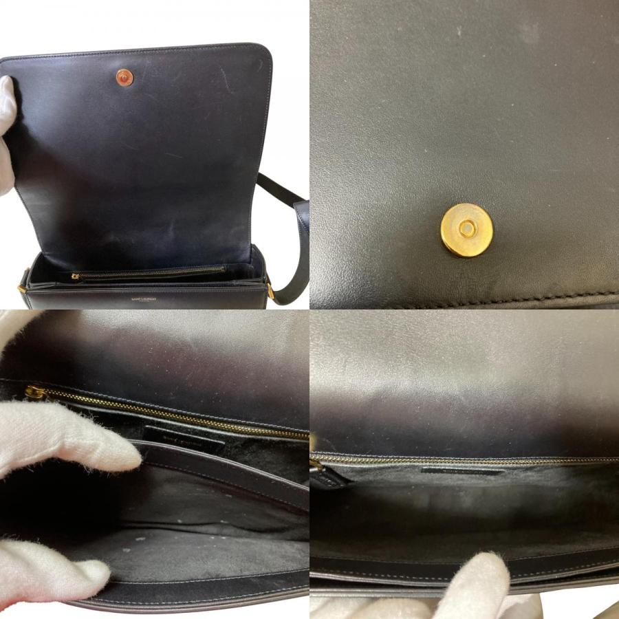 良品 SAINT LAURENT PARIS サンローランパリ ユニベルシテ カサンドラ ショルダーバッグ 357403 ブラック  レディース 古着 中古 USED 良品 SAINT LAURENT PARIS サンローランパリ ユニベルシテ カサンドラ
