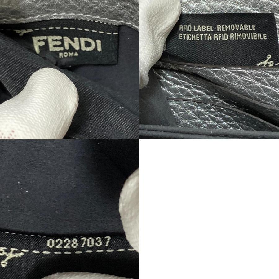 FENDI（フェンディ） 美品 セレリア レザー ロングウォレット 長財布