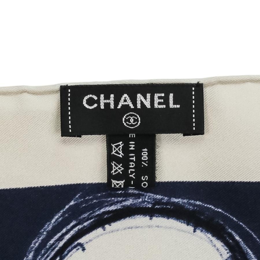 CHANEL（シャネル） 美品 17K ココマーク プラネット シルク スカーフ