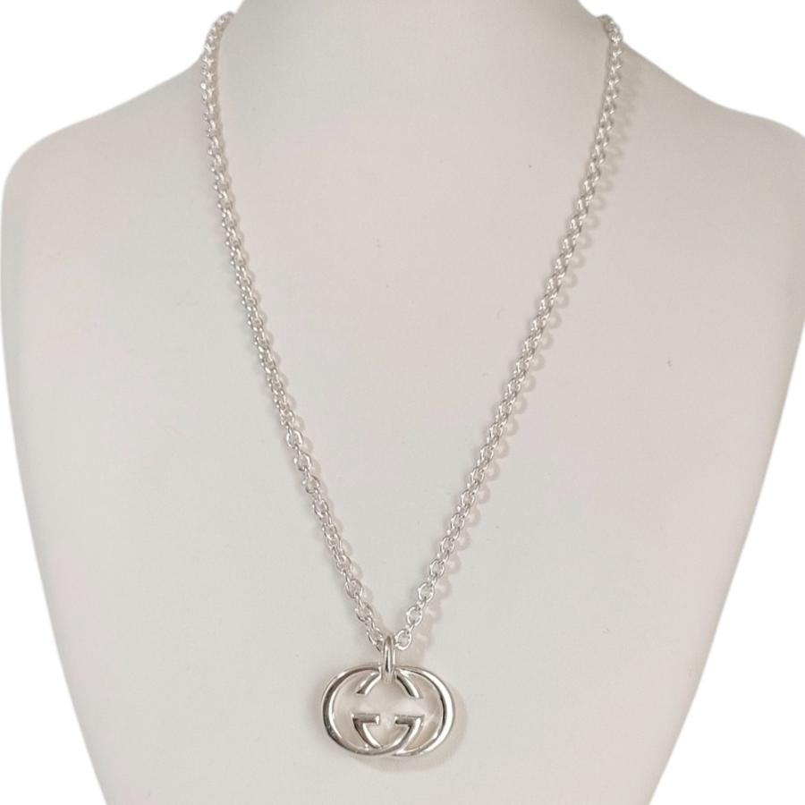 GUCCI（グッチ） 美品 sv925 インターロッキングG チェーン ペンダント