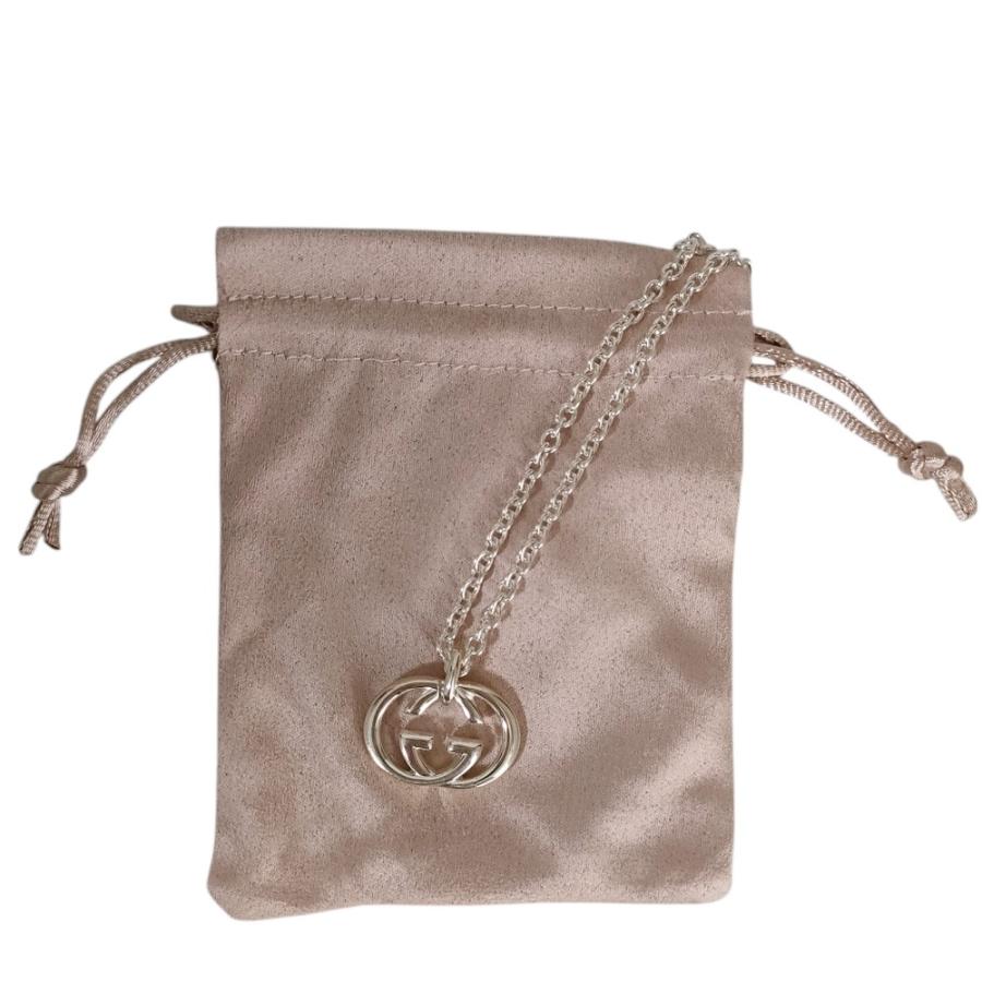 GUCCI（グッチ） 美品 sv925 インターロッキングG チェーン ペンダント