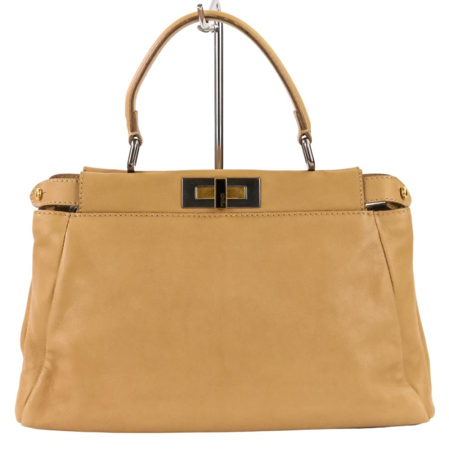 FENDI（フェンディ） 良品 ピーカブー 2WAY ハンドバッグ ショルダー 