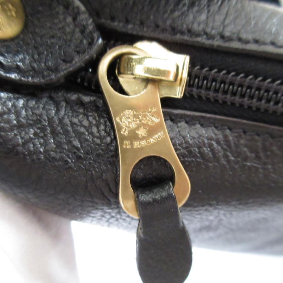 IL BISONTE（イルビゾンテ） 美品 レザー バケツショルダーバッグ 