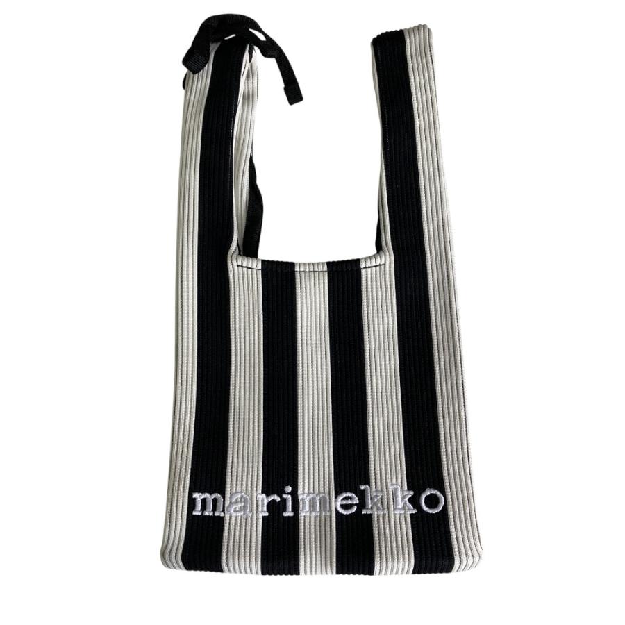 美品 marimekko マリメッコ MERIROSVO ニットミニトートバッグ marimekko（マリメッコ） 新品同様 MERIROSVO ニットミニトートバッグ