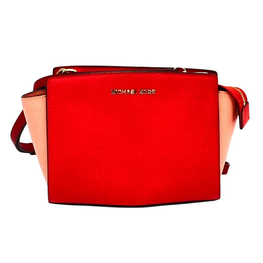 良品 MICHAEL KORS マイケルマイケルコース ショルダーバッグ レッド 
