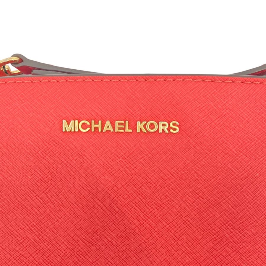 良品 MICHAEL KORS マイケルマイケルコース ショルダーバッグ レッド