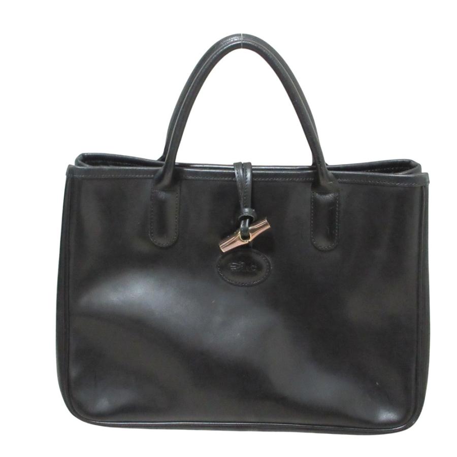 LONGCHAMP（ロンシャン） 美品 ロゾ レザートートバッグ ハンドバッグ