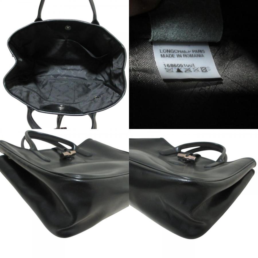 LONGCHAMP（ロンシャン） 美品 ロゾ レザートートバッグ ハンドバッグ