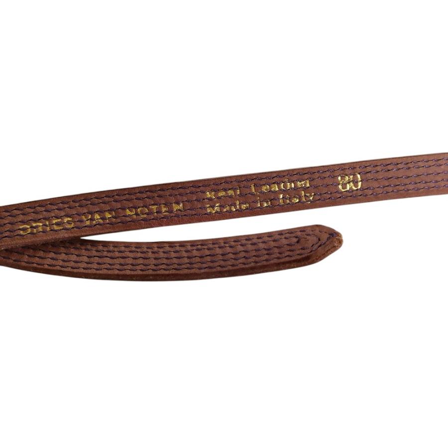 DRIES VAN NOTEN（ドリス ヴァン ノッテン） 美品 レザー ステッチ