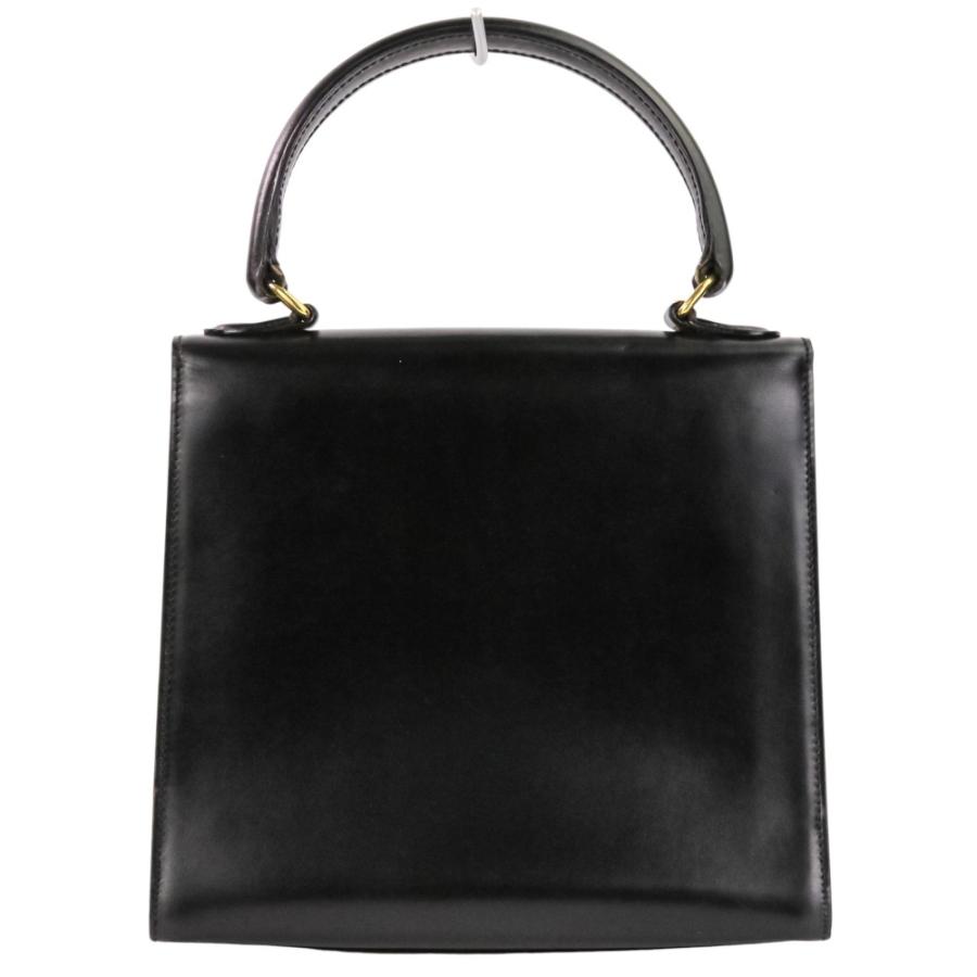 【良品✨】celine セリーヌ　2way ハンドバッグ　ショルダー　黒　革 CELINE（セリーヌ） 良品 レザー チェーンロック ハンドバッグ 2way