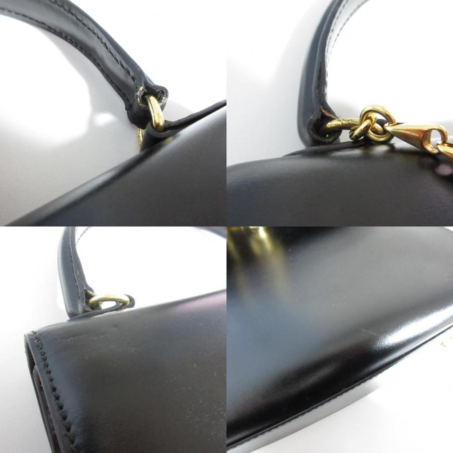 CELINE（セリーヌ） 良品 レザー チェーンロック ハンドバッグ 2way