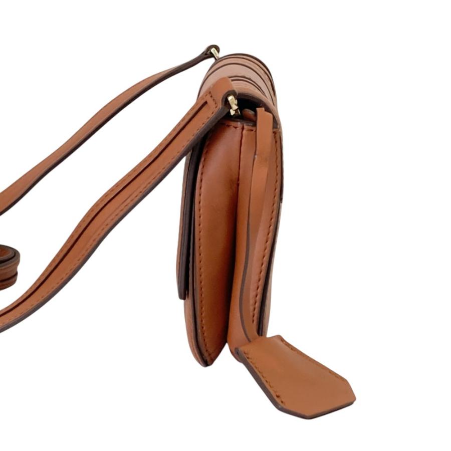 美品 ANYA HINDMARCH アニヤハインドマーチ BITS＆BOBS レザー ショルダーバッグ ブラウン レディース 古着 中古 USED ANYA HINDMARCH（アニヤ・ハインドマーチ） 美品 BITS＆BOBS レザー