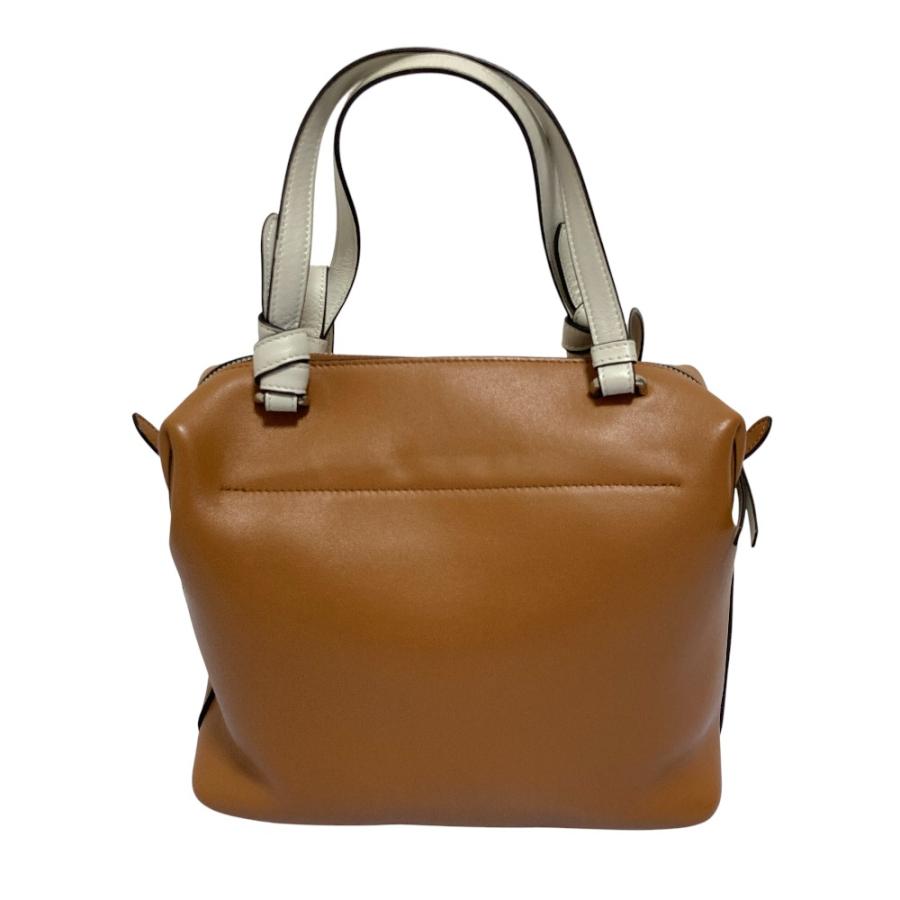 良品 CELINE セリーヌ 2WAY スモール ソフト キューブ ショルダーバッグ ハンドバッグ ブラウン レディース 古着 中古