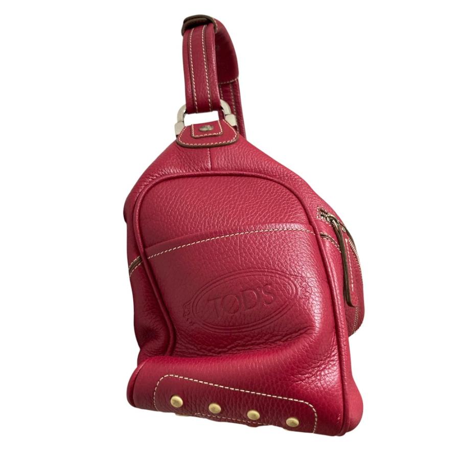 TODS トッズ ロゴ ショルダーバッグ レザー レディース [中古] トッズ TOD'S ロゴ ショルダーバッグ ワンショルダー レザー ブラウン
