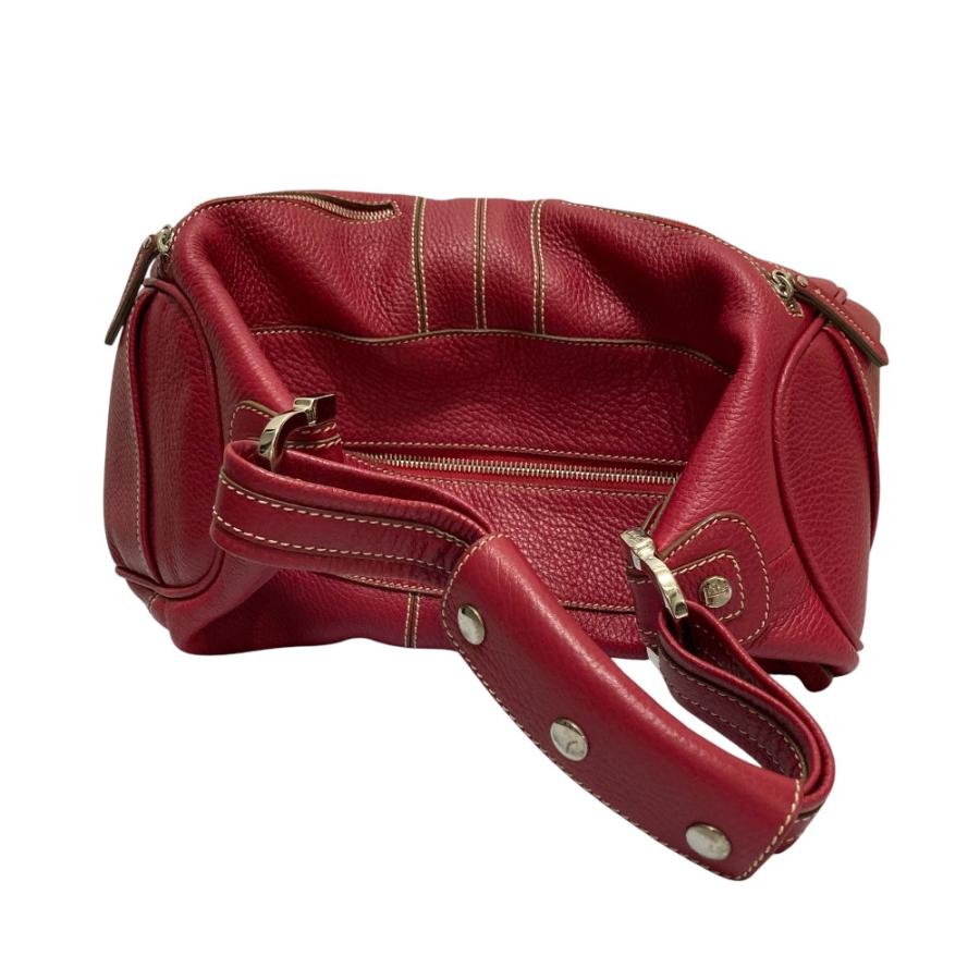 美品 TODS トッズ ミキー シュリンクレザー ワンショルダーバッグ