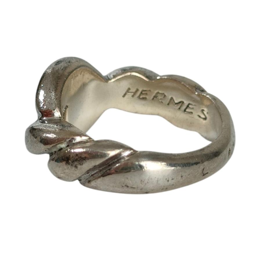 HERMES（エルメス） 良品 SV925トルサードリング 指輪 49 9号 シルバー