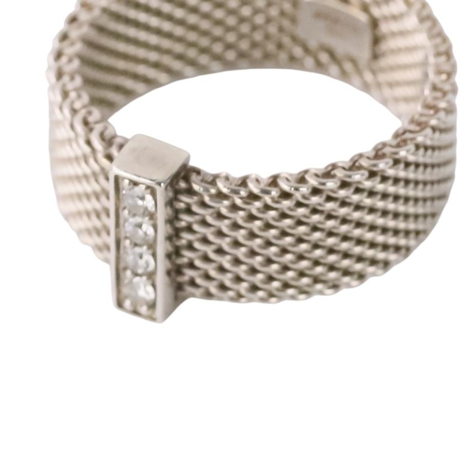 TIFFANY&Co.（ティファニー） 良品 Tiffany&Co 4Pダイヤ入り サマ