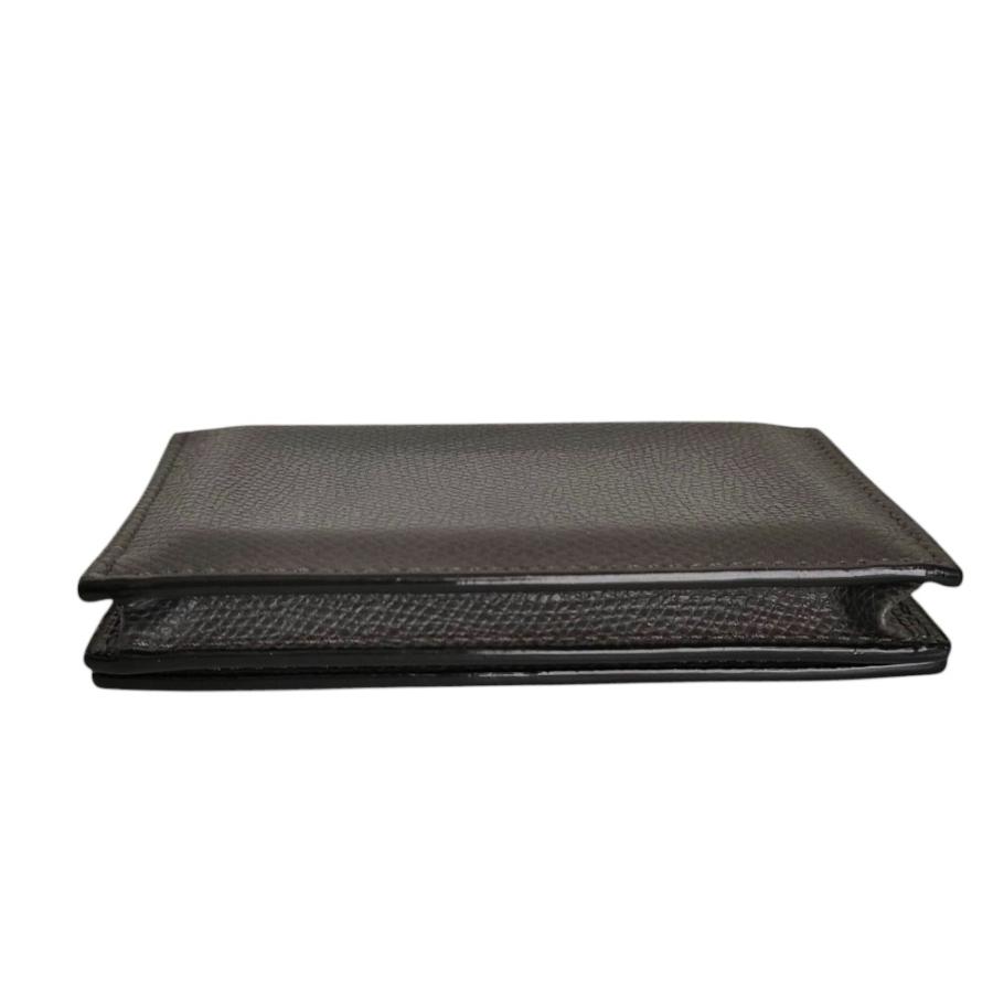 Valextra（ヴァレクストラ） 美品 レザー 名刺 カードケース グレー