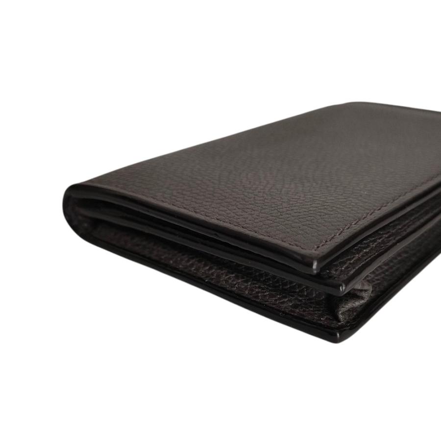 Valextra（ヴァレクストラ） 美品 レザー 名刺 カードケース グレー
