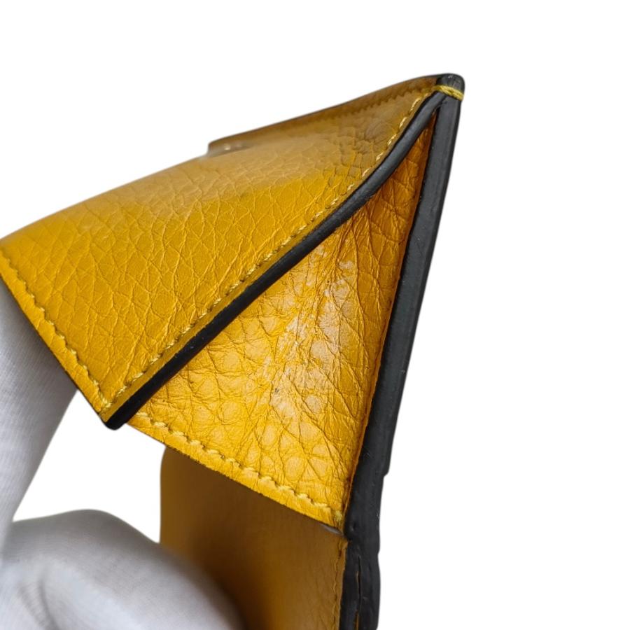 FENDI（フェンディ） 良品 レザー バゲット カード 二つ折りコイン 