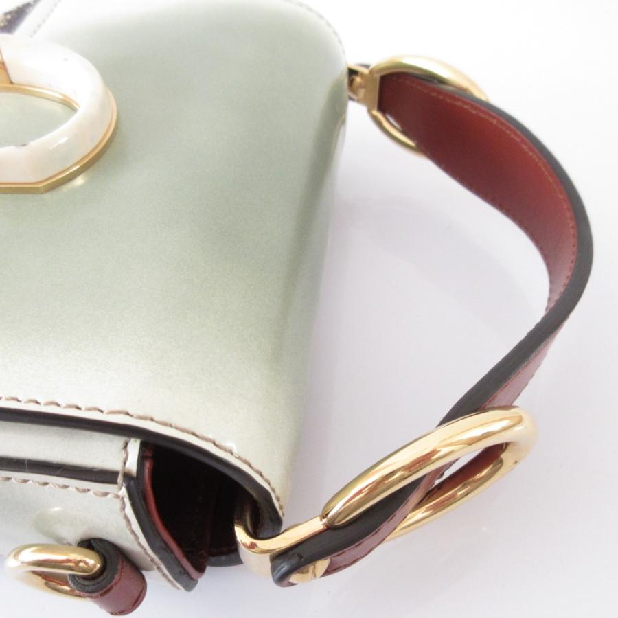 Chloe（クロエ） 良品 クロエC クロコ型押し ミニ スクエア 