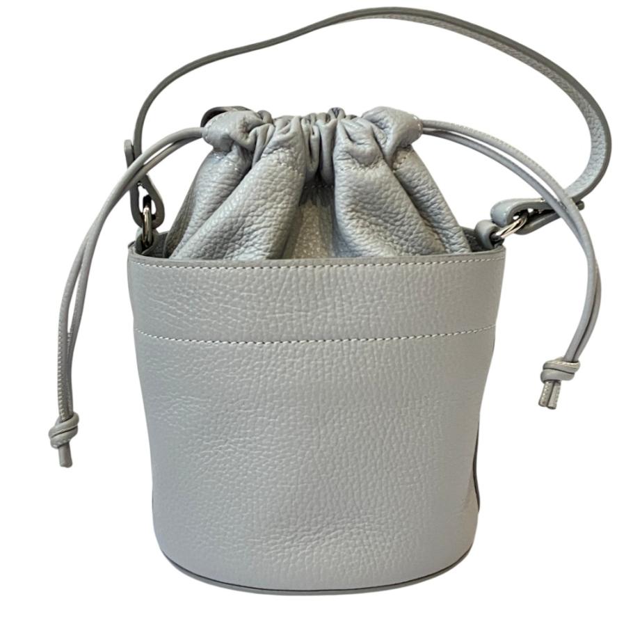 IACUCCI（イアクッチ） 美品 ジョイア 巾着ハンドバッグ グレー