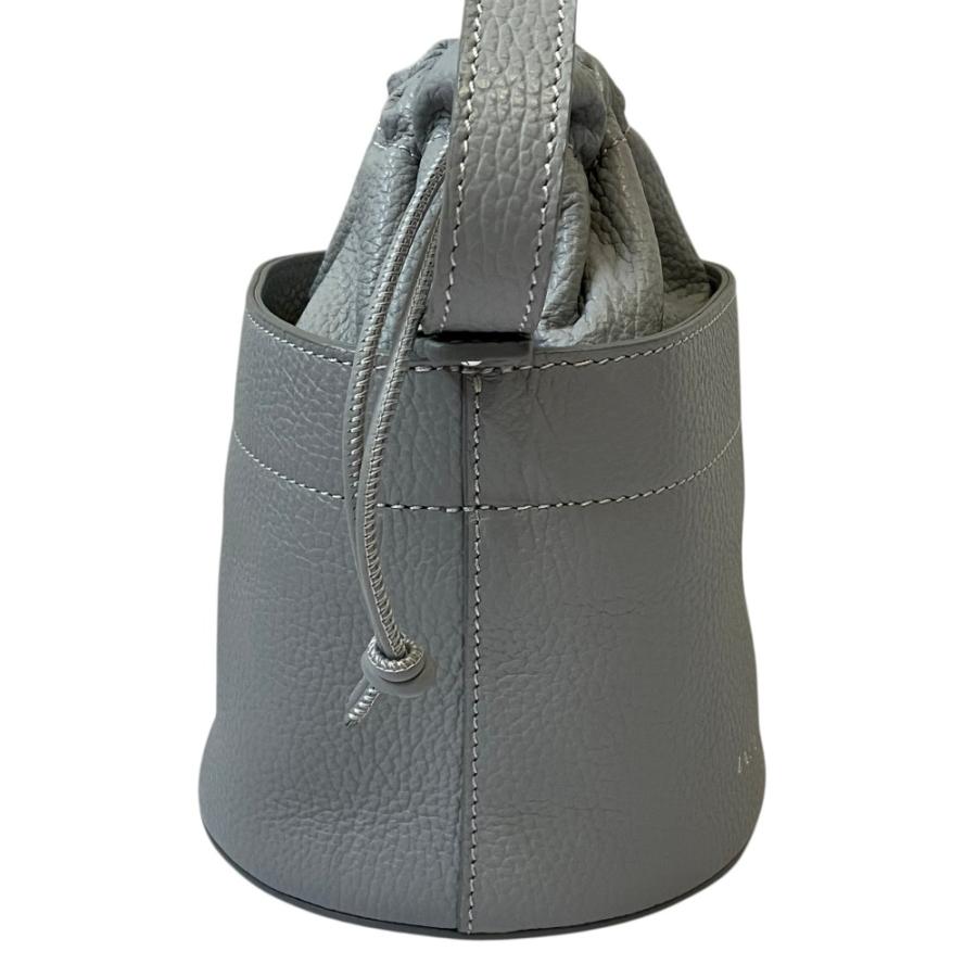 IACUCCI（イアクッチ） 美品 ジョイア 巾着ハンドバッグ グレー