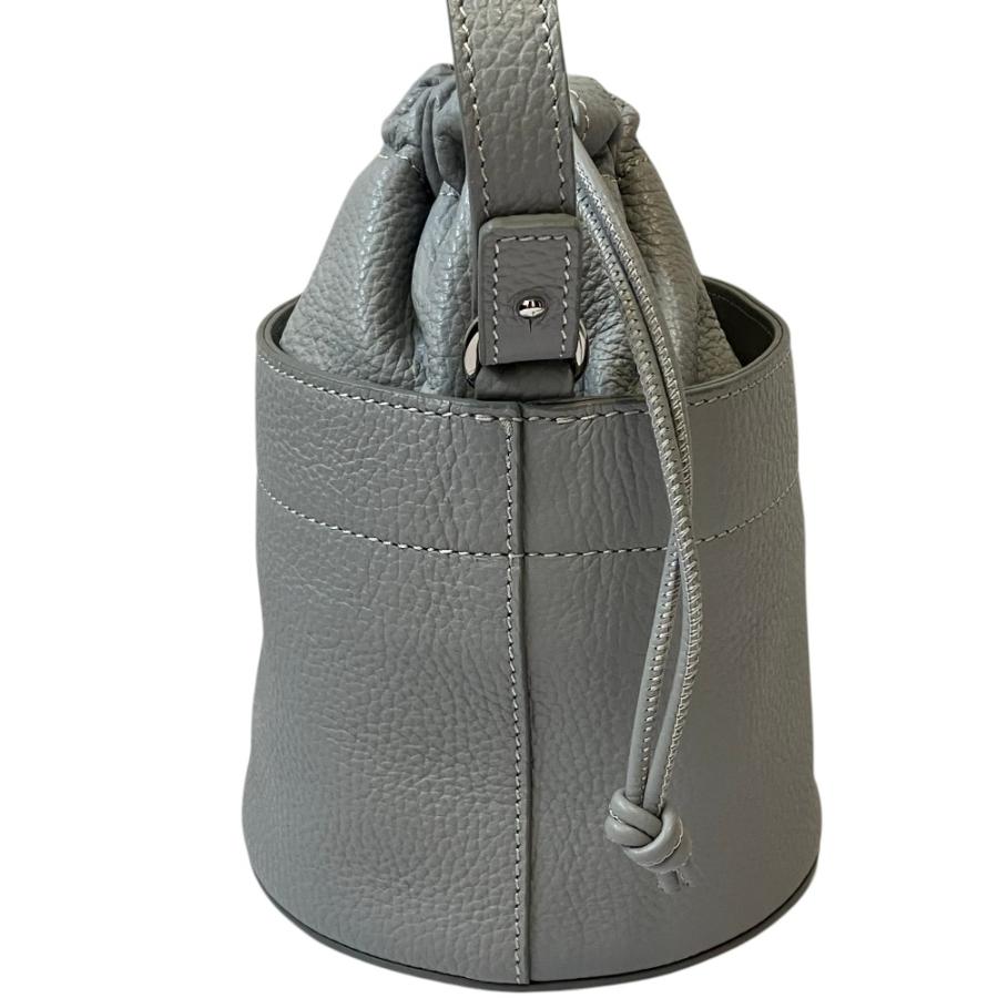 IACUCCI（イアクッチ） 美品 ジョイア 巾着ハンドバッグ グレー
