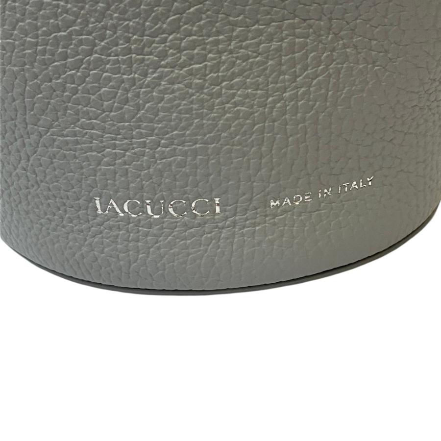 IACUCCI（イアクッチ） 美品 ジョイア 巾着ハンドバッグ グレー