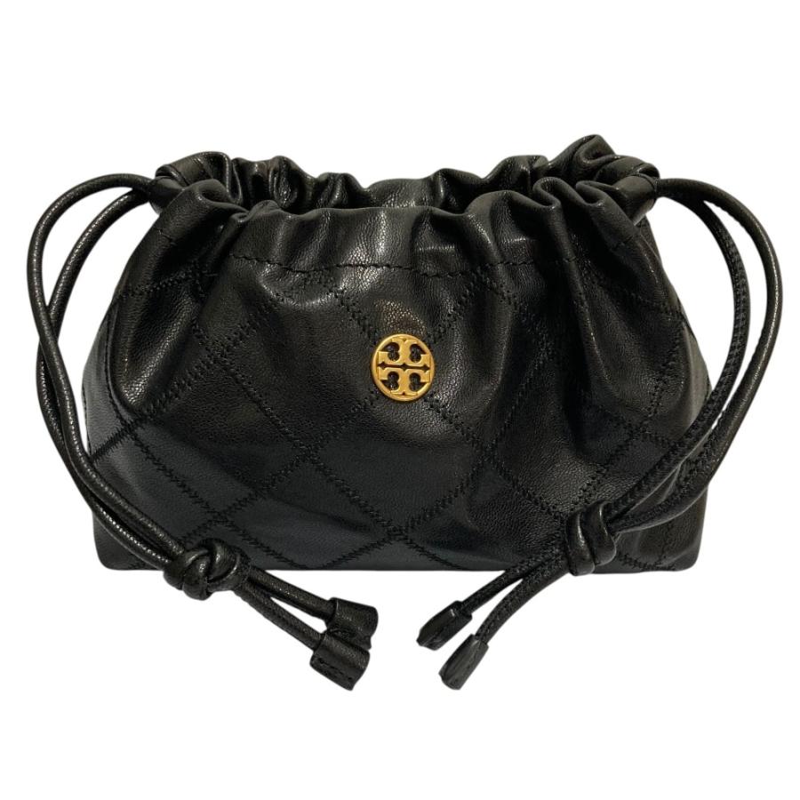 【最終値下げ 】Tory Burch ショルダーバッグ 巾着付 TORY BURCH（トリーバーチ） 良品 WILLA E/W ドローストリングバッグ