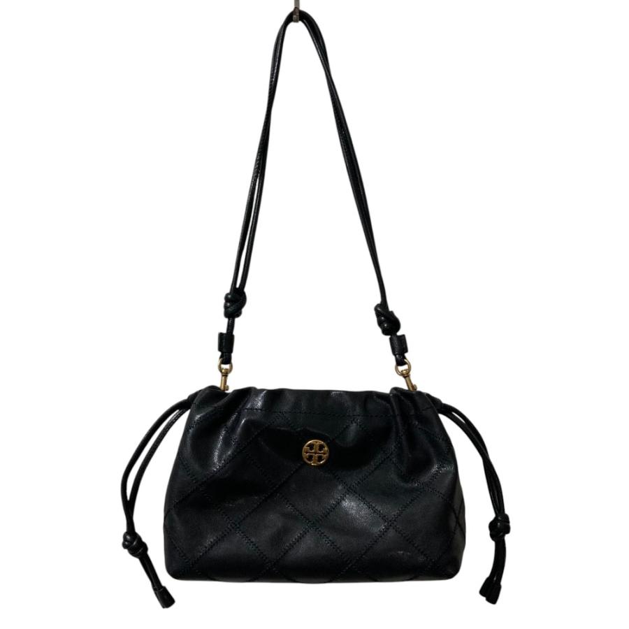 TORY BURCH（トリーバーチ） 良品 WILLA E/W ドローストリングバッグ