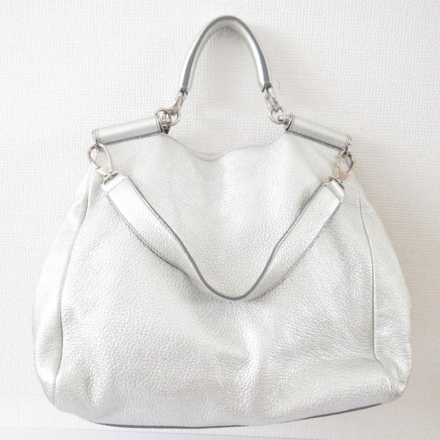 良品 DOLCE&GABBANA ドルチェアンドガッバーナ シシリー ガマ口 