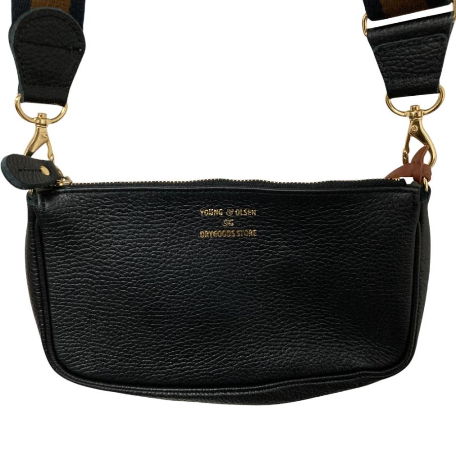 美品 YOUNG & OLSEN ヤングアンドオルセン フレームワーク別注 レザー 