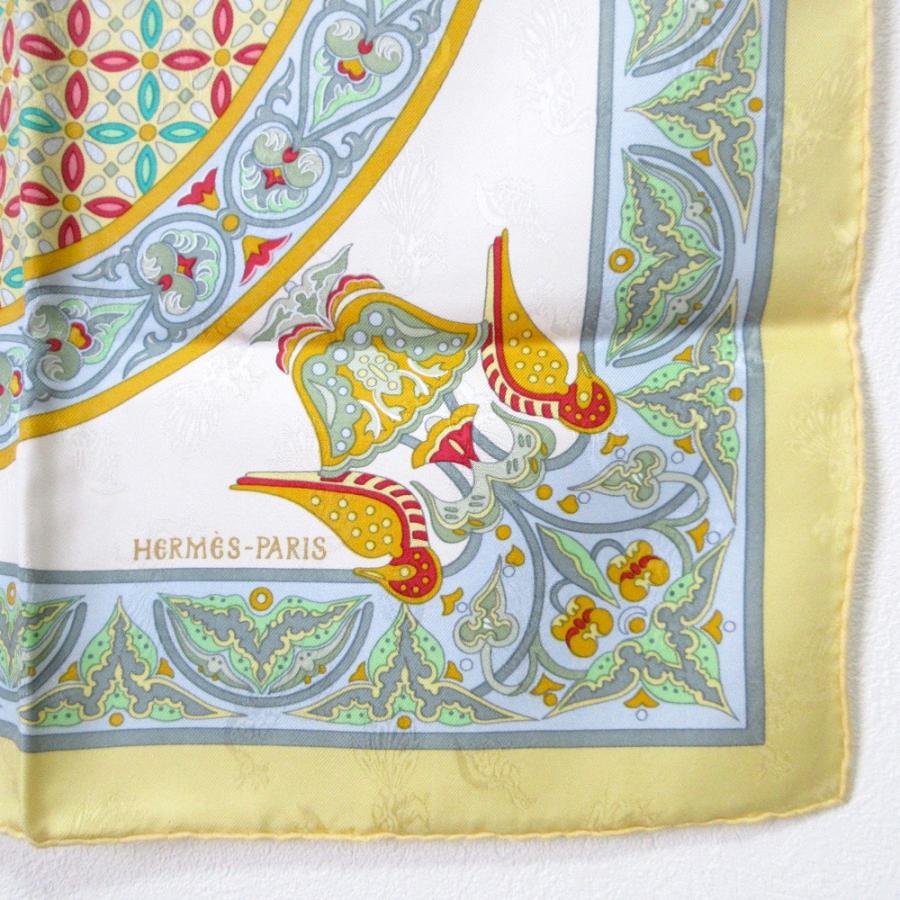 HERMES（エルメス） 良品 CIELS BYZANTINS カレ90 シルクスカーフ