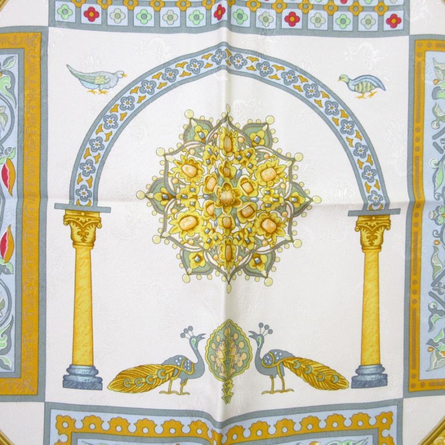 HERMES（エルメス） 良品 CIELS BYZANTINS カレ90 シルクスカーフ