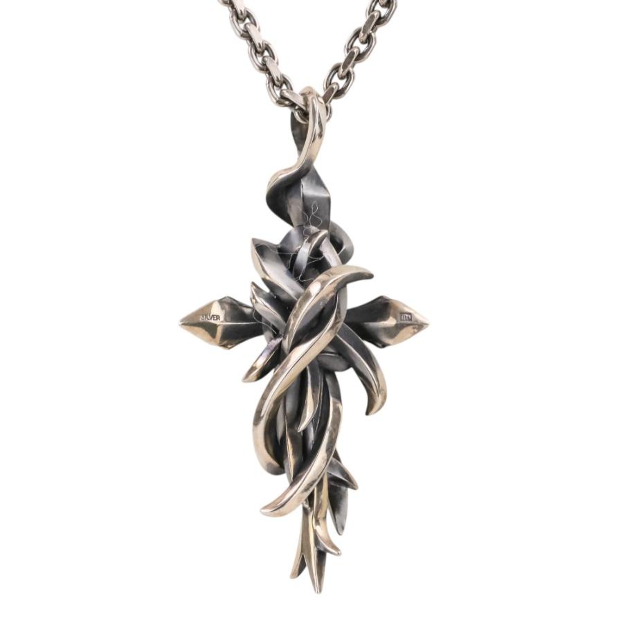 美品 M'S COLLECTION エムズコレクション TENTACLES CROSS PENDANT L