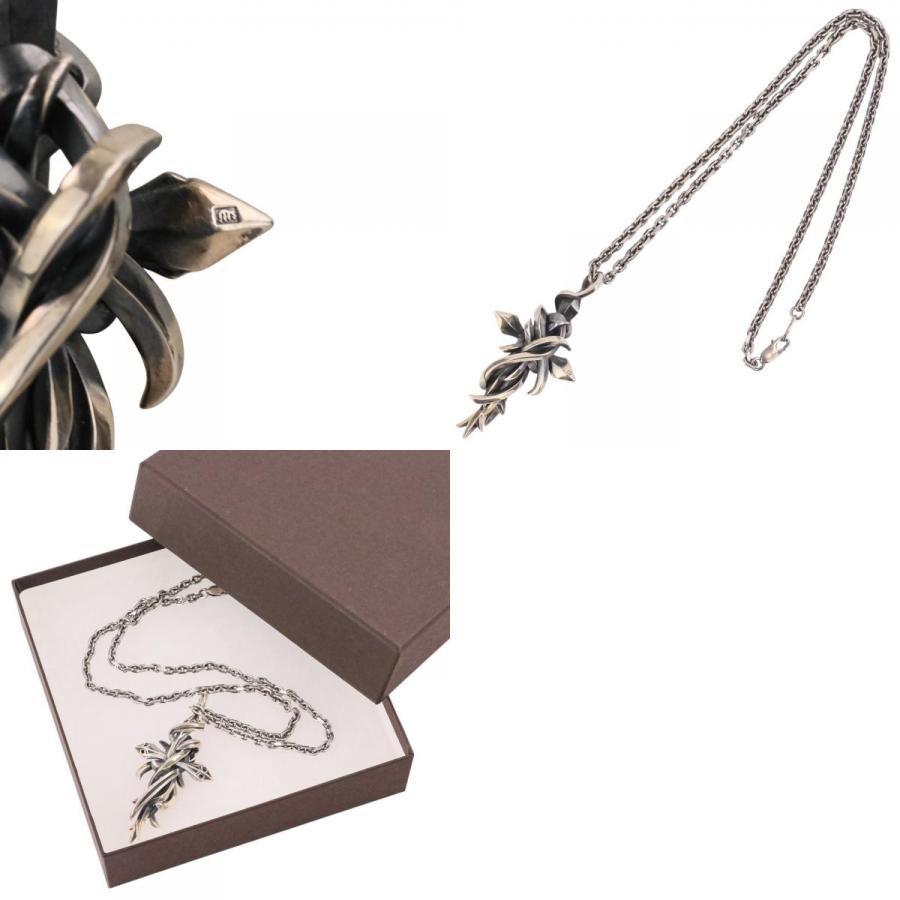 美品 M'S COLLECTION エムズコレクション TENTACLES CROSS PENDANT L