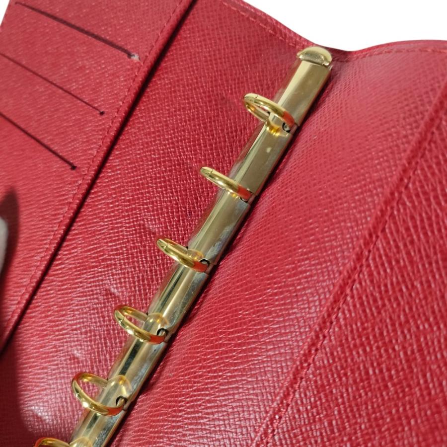 LOUIS VUITTON（ルイ・ヴィトン） 良品 レザー エピ アジェンダ PM 6穴