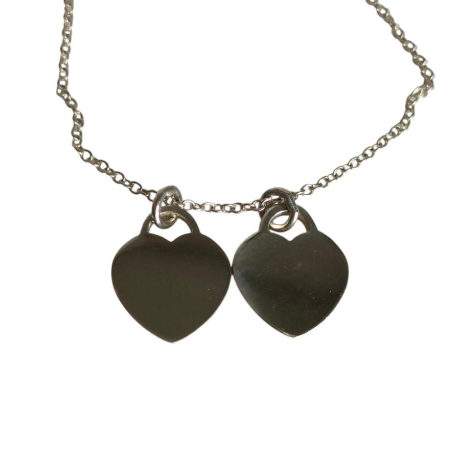 TIFFANY&Co.（ティファニー） 美品 TIFFANY&Co リターントゥ ダブル 